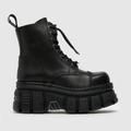 NEW ROCK platform boots in black