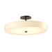 Hubbardton Forge Disq 23 Inch 1 Light LED Semi Flush Mount - 126805-1032