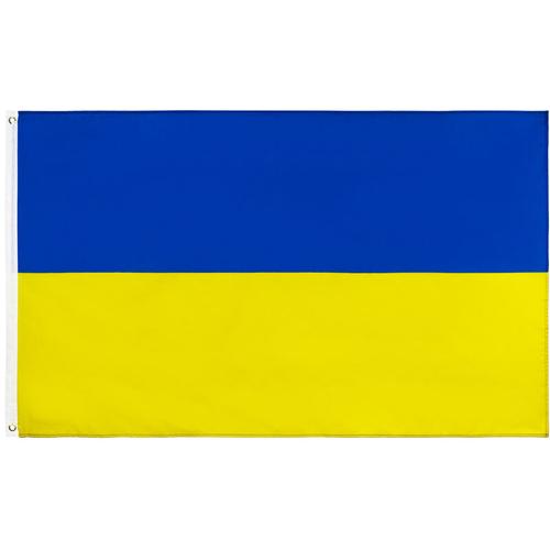 Ukrainische Flagge 150x90cm - Ukrainische Flagge 90 x 150 cm - 2 Stück Flaggen