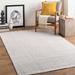 Riaz 2'6" x 8' Cottage Handmade petyarn ourdoor Gray/Medium Gray/White Runner - Hauteloom