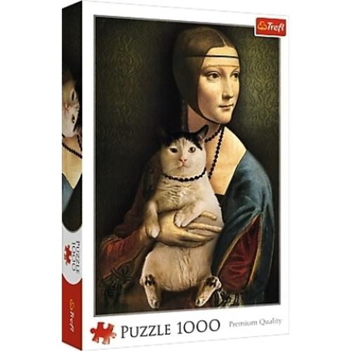 Lady mit Katze (Puzzle)