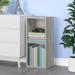 Way Basics 2 Tier Display Case Storage Cube Unit (Tool-free Assembly)
