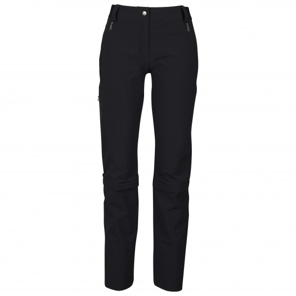 Vaude - Women's Farley Stretch Capri T-Zip Pants III - Zip-Off-Hose Gr 40 - Regular schwarz