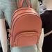 Michael Kors Bags | Michael Kors Jaycee Medium Zip Pkt Backpack Sherbert Leather | Color: Orange/Pink | Size: Medium