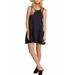 Free People Dresses | Free People Womens Black Easy Street Sleeveless Round Neck Tank Dress Size Large | Color: Black | Size: L