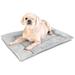 Light Grey PAWD Pad for Dog Crate Mat and Pet Bed, 25" L X 19" W X 1.5" H, Medium