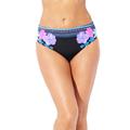 Plus Size Women's Hipster Swim Brief by Swimsuits For All in Floral Garden (Size 8)