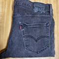 Levi's Jeans | Levi’s Black Stone Washed 33x30 Slim Fit Denim | Color: Black | Size: 33