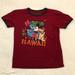 Disney Shirts & Tops | Disney Store Mickey Mouse Surfs Up Beach Life Aloha Hawaii Red Youth Kids Shirt | Color: Red | Size: Lb