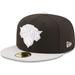 Men's New Era Black/Gray York Knicks Two-Tone Color Pack 59FIFTY Fitted Hat