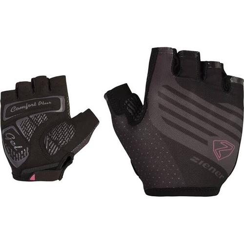 ZIENER Damen Fahrradhandschuh CLARETE lady bike glove, Größe 6,5 in Schwarz