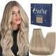 Fshine Human Hair Extensions Weft Blonde Weave Hair Extensions Hair Real Human Hair 22 Inch Human Hair Weft Sew In 100g Weave Hair Extensions Human Hair Soft Hair