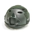 Military FAST Helmet Tactical with Visor Goggles PJ BJ MH Types NVG Mount Airsoft Paintball Hunting Shooting Multifuctional (Army Green PJ Type, No Visor Version)
