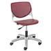 KFI Studios Kool Task Chair Upholstered, Steel in Red/Gray/Black | 35 H x 19.3 W x 22 D in | Wayfair TK2300-BP07-SP08