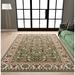 Green/Red 96 x 60 x 0.05 in Indoor/Outdoor Area Rug - Lark Manor™ Gem-89 Modern Area Rugs For Living Room Wool | 96 H x 60 W x 0.05 D in | Wayfair