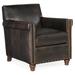 Club Chair - Hooker Furniture CC 29.5" Wide Top Grain Leather Club Chair Leather/Genuine Leather in Brown | 33.5 H x 29.5 W x 36.5 D in | Wayfair