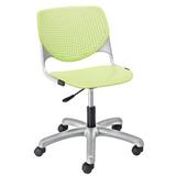 KFI Studios Kool Task Chair Upholstered, Steel in Gray/Black/Yellow | 35 H x 19.3 W x 22 D in | Wayfair TK2300-BP14-SP08