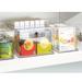mDesign Kitchen Plastic Storage Organizer Bin, Open Dip Front & Handles Plastic | 6 H x 9.22 W x 5.22 D in | Wayfair 04125MDK