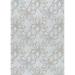 Gray/White 51 x 26 x 0.03 in Area Rug - Freeport Park® Floral Flatweave Sand Twig Indoor/Outdoor Area Rug | 51 H x 26 W x 0.03 D in | Wayfair