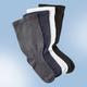 Ladies Extra-wide Diabetic Socks Black Size 4-8 Pack of 3