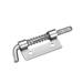 Spring Latch, 2.2 Inch Right-handed Stainless Steel Barrel Bolt Lock, 5 Pcs - Silver Tone - 2.2-inch,5 Pcs (Right)