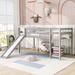 Nestfair Twin Size Loft Bed with Slide