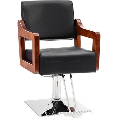 BarberPub Salon Chair Hydraulic Black 8812