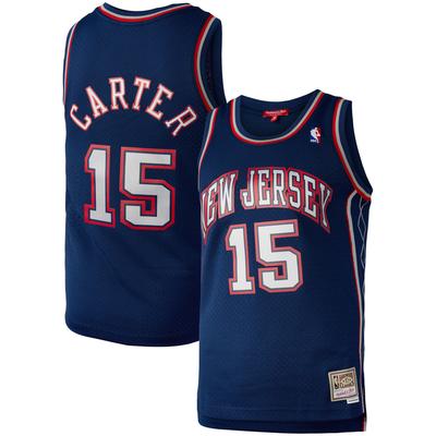 Damen-Swingman-Trikot von Mitchell & Ness Vince Carter, Marineblau, New Jersey Nets, Hardwood Classics 2006 Image