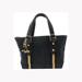 Gucci Bags | Gucci Black X Beige Web Monogram Gg Jolicoeur Charm Tote 70g38s | Color: Black | Size: 12"L X 4.5"W X 7"H