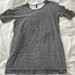 Lululemon Athletica Tops | Lululemon Black And White Striped Lulu Lemon Top. Tags Removed- Size S/M | Color: Black/White | Size: S/M