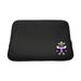 Black Northwestern Wildcats Mascot Soft Sleeve Laptop Case