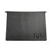 Black Michigan Wolverines Debossed Faux Leather Laptop Case