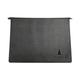 Black Howard Bison Debossed Faux Leather Laptop Case