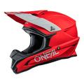 O'NEAL | Motocross-Helm | MX Enduro Motorrad | ABS-Schale, , Lüftungsöffnungen für optimale Belüftung und Kühlung | 1SRS Helmet Solid | Erwachsene | Rot | Größe L