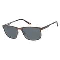 Caterpillar Men's Precision 8504 Square Sunglasses, Matte Brown