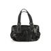 Coach Factory Leather Shoulder Bag: Black Solid Bags