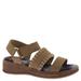 MUK LUKS City Soul - Womens 9.5 Tan Sandal Medium