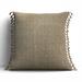 Joss & Main Sharron Square 100% Linen Pillow Polyester/Polyfill | 20 H x 20 W x 6 D in | Wayfair 44066968A12141938BD41B2BBA76BBDA