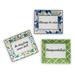 Port 68 3 Piece Porcelain Rectangle Decorative Plate in Green/Blue Porcelain in Blue/Green/White | 1.5 H x 8 W x 6.5 D in | Wayfair ACFM-402-05