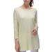 Eider & Ivory™ RH Nightdress Housedress Women"s Casual Cotton Long Sleeve Blouse W/Zipper Tops Blouse Dress 100% Cotton | 34 H x 44 W in | Wayfair