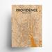 17 Stories Providence City Map Graphic Art Paper | 27.6 H x 19.7 W x 0.05 D in | Wayfair 204AB9D902104E97AF931C69ED01BCF4