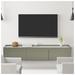 Latitude Run® Macaleb Floating TV Stand for TVs up to 70" Wood in Gray | 16 H x 71 W x 16 D in | Wayfair 253293F9583A46FEBD0122B84E198ABB