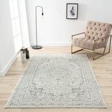 Gray 72 x 24 x 0.4 in Area Rug - Canora Grey Runner Chartrand Oriental Area Rug Polyester/Viscose | 72 H x 24 W x 0.4 D in | Wayfair