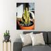 Foundry Select Cactus Plant On Brown Ceramic Pot - 1 Piece Rectangle Graphic Art Print On Wrapped Canvas in Green | 14 H x 11 W x 2 D in | Wayfair