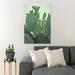 Foundry Select Green Cactus Plant In Close Up Photography 16 - 1 Piece Rectangle Graphic Art Print On Wrapped Canvas in Brown | Wayfair