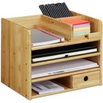 Organiseur de bureau, Compartiments, Bac courrier A4, Tiroirs, Fournitures, Système d'organisation,