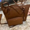 Michael Kors Bags | Brown Michael Kors Purse And Wallet Nwt Brand New Never Worn Michael Kors Mk | Color: Brown | Size: Os