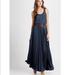 Michael Kors Dresses | Michael Kors Navy And White Pleated Maxi Size Small | Color: Blue/White | Size: S