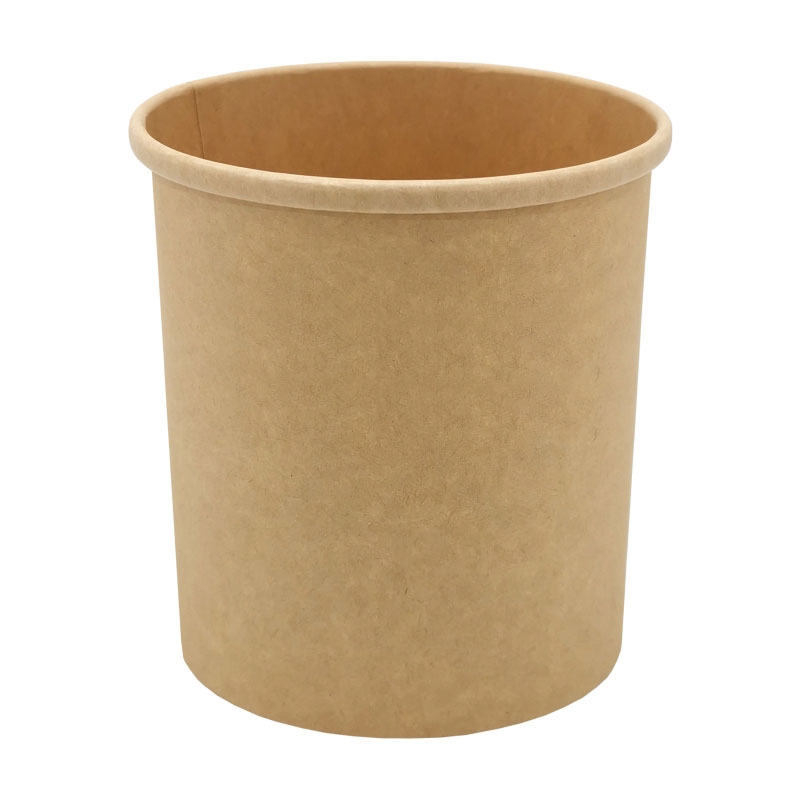 Naturesse Suppenbecher Kraftpapier PLA beschichtet 32 oz 950 ml braun (15533) Image