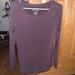 American Eagle Outfitters Tops | Ae Soft And Sexy Jegging Tee | Color: Purple | Size: Xs